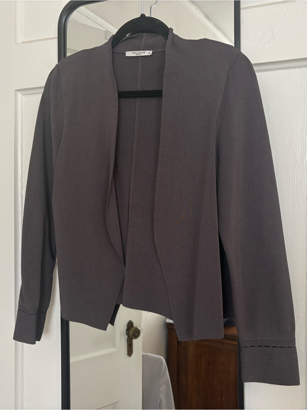 MM Lafleur Cardigan in Dark Grey